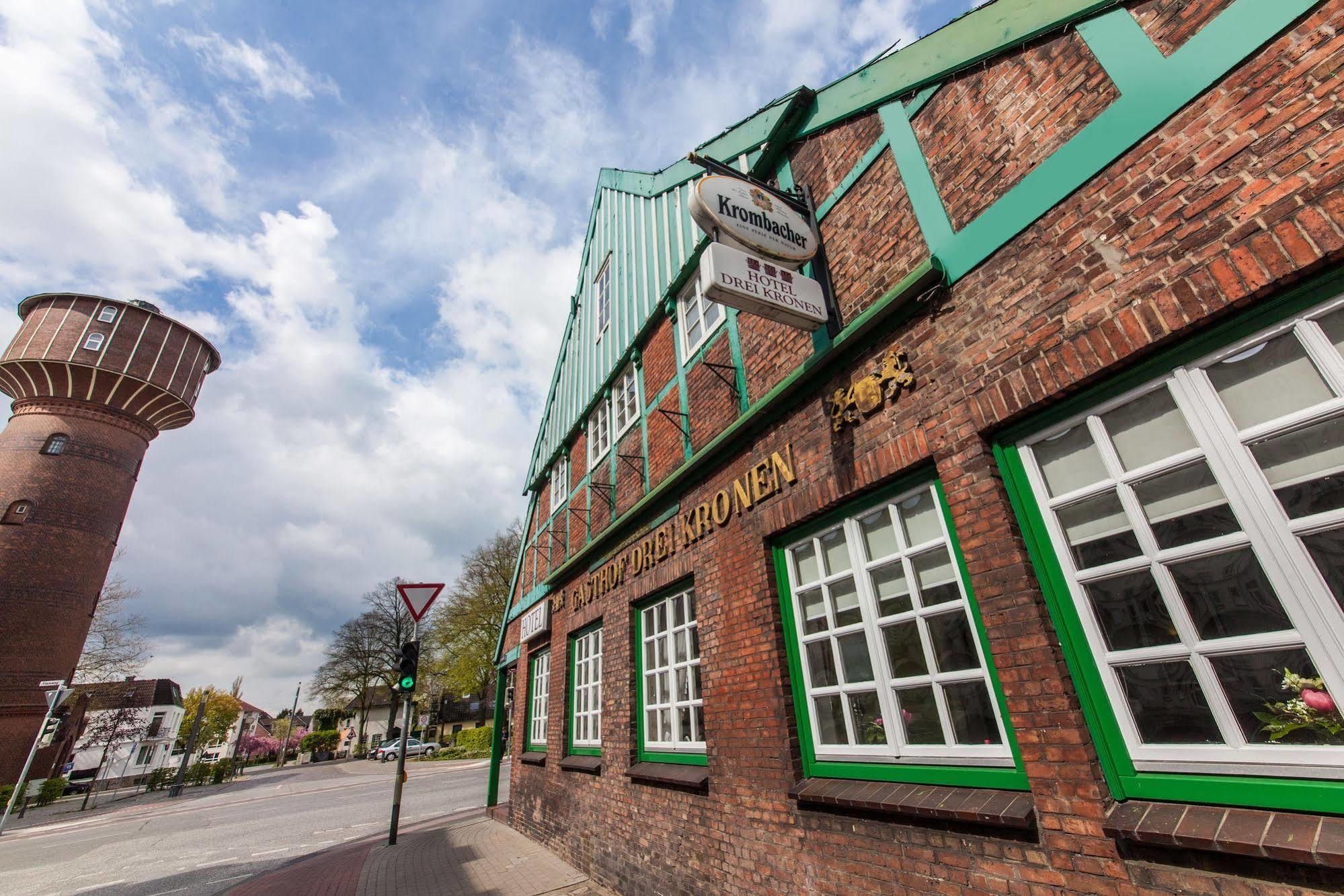 Hotel Drei Kronen Elmshorn Exterior foto